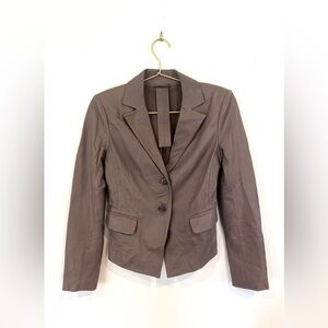 Patrizia Pepe Leather Jacket Blazer